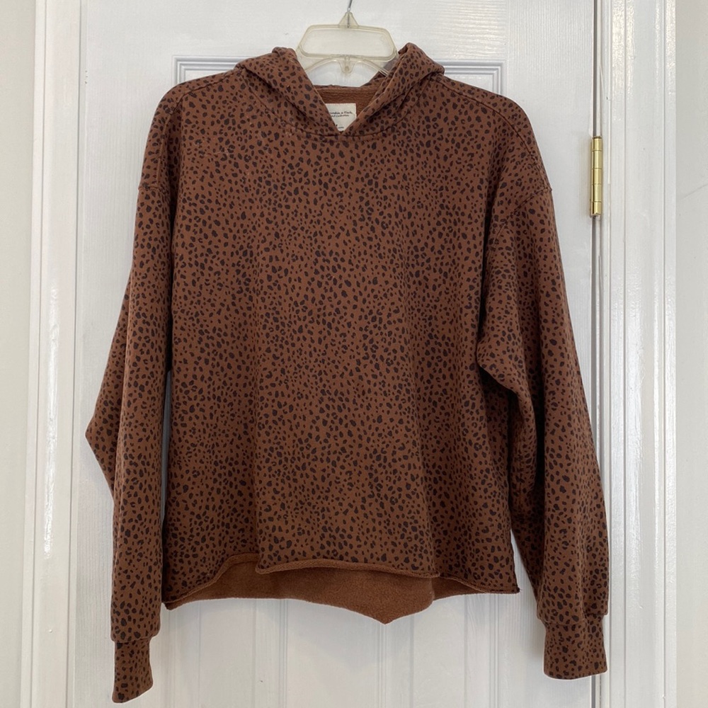 Cropped leopard jacket Abercrombie and Fitch